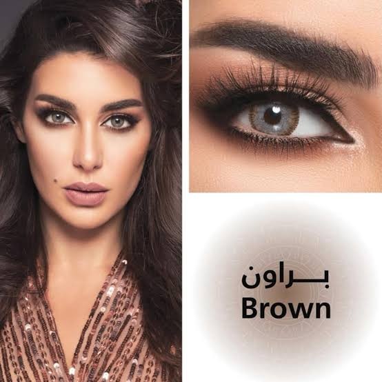 لينس مي عدسات لاصقة براون