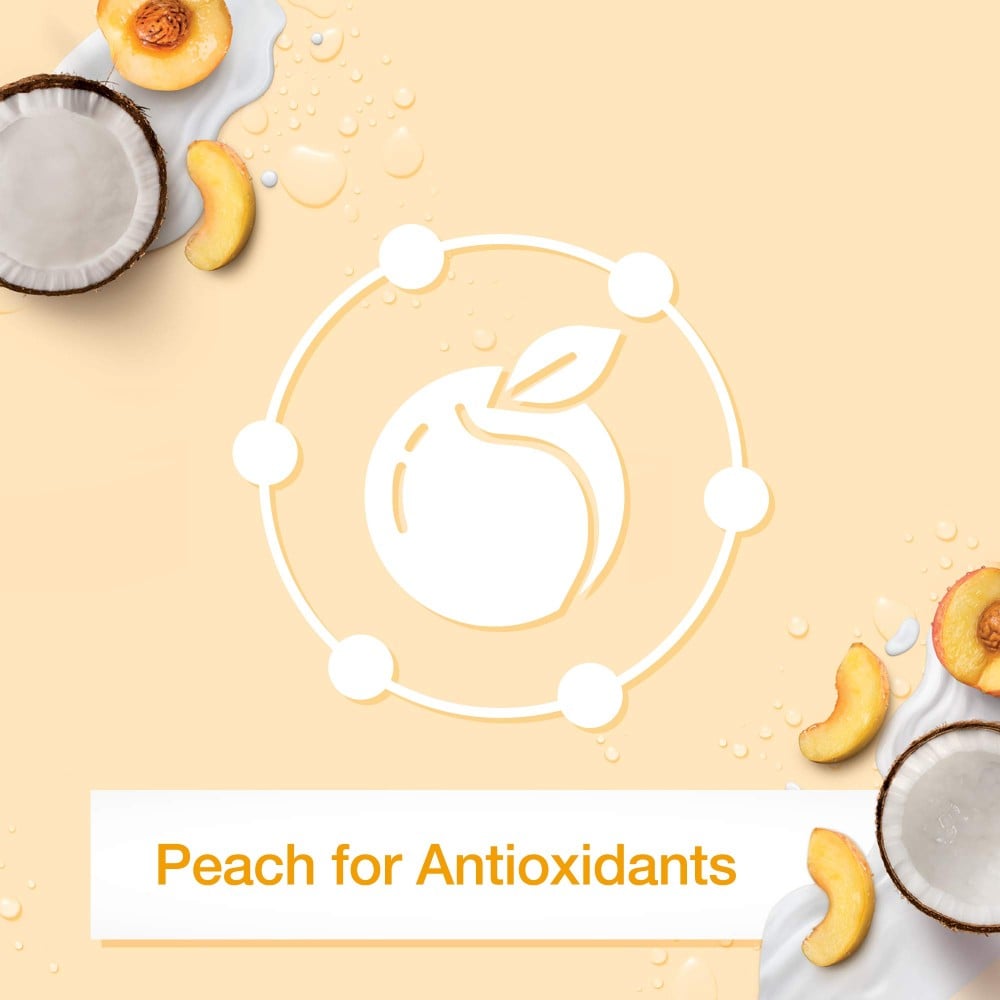 جونسون سائل استحمام  بخلاصة اللبن والخوخ وجوز الهند 400 مل