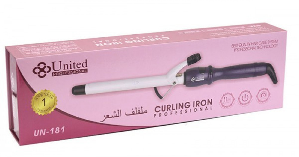 يونايتد ملفف الشعر 19 مل كيرلى 181