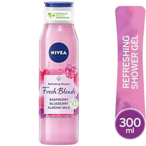 نيفيا سائل استحمام بخلاصة توت البري  وحليب اللوز 300 مل