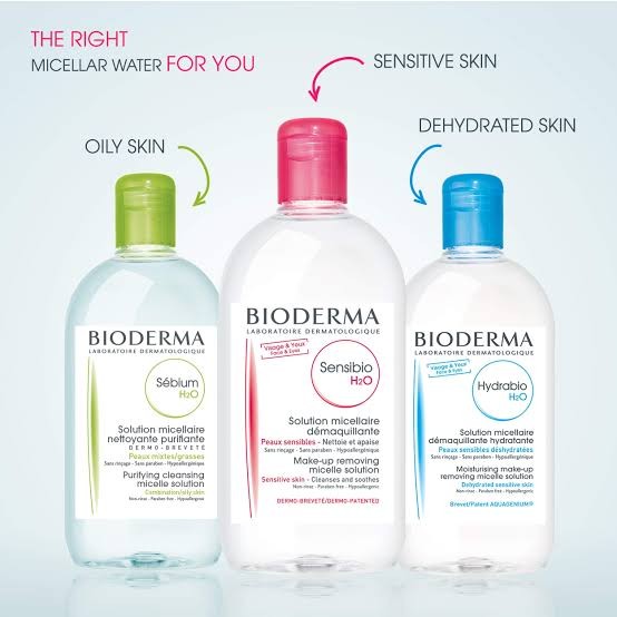 بيوديرما هيدرا h2O مزيل مكياج ومرطب للبشرة 500 مل