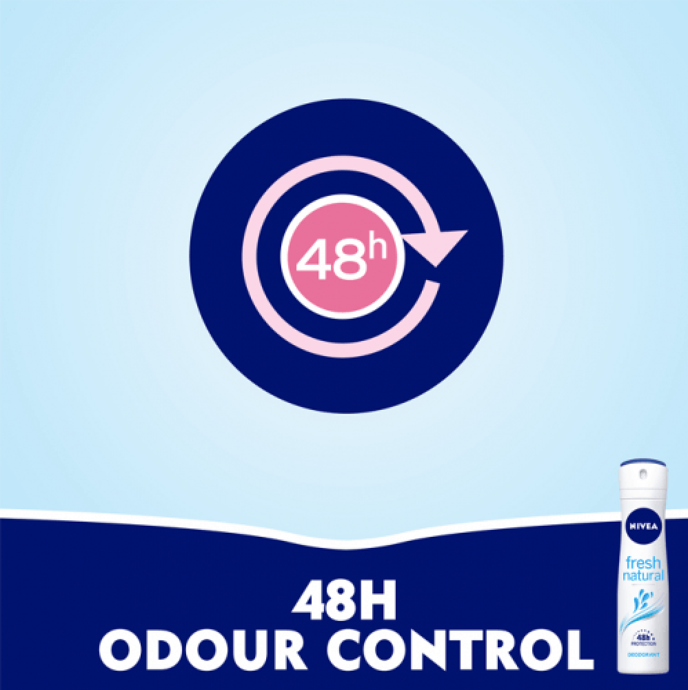 نيفيا مزيل عرق بخاخ للنساء فرش ناتشرال 150 مل