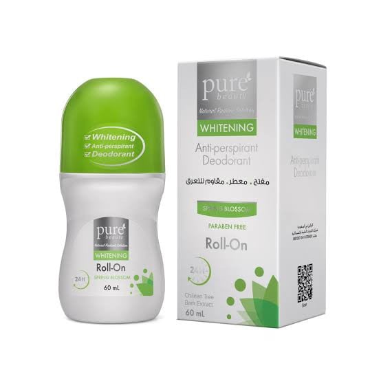 بيور بيوتى رول اون مفتح ومقاوم التعرق سبرينغ بلوسوم 60 مل