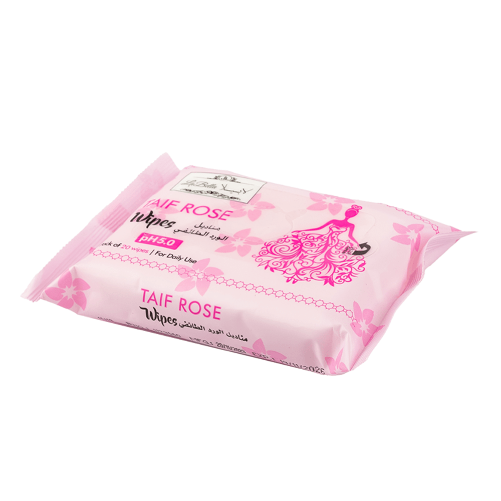 لابيلا مناديل العناية النسائية بعطر الورد الطائفي 20 منديل