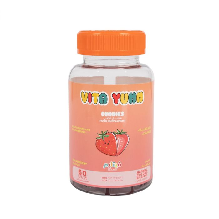 فيتايم مكمل غذائي بالفيتامينات والمعادن طعم الفراولة  60قطعة