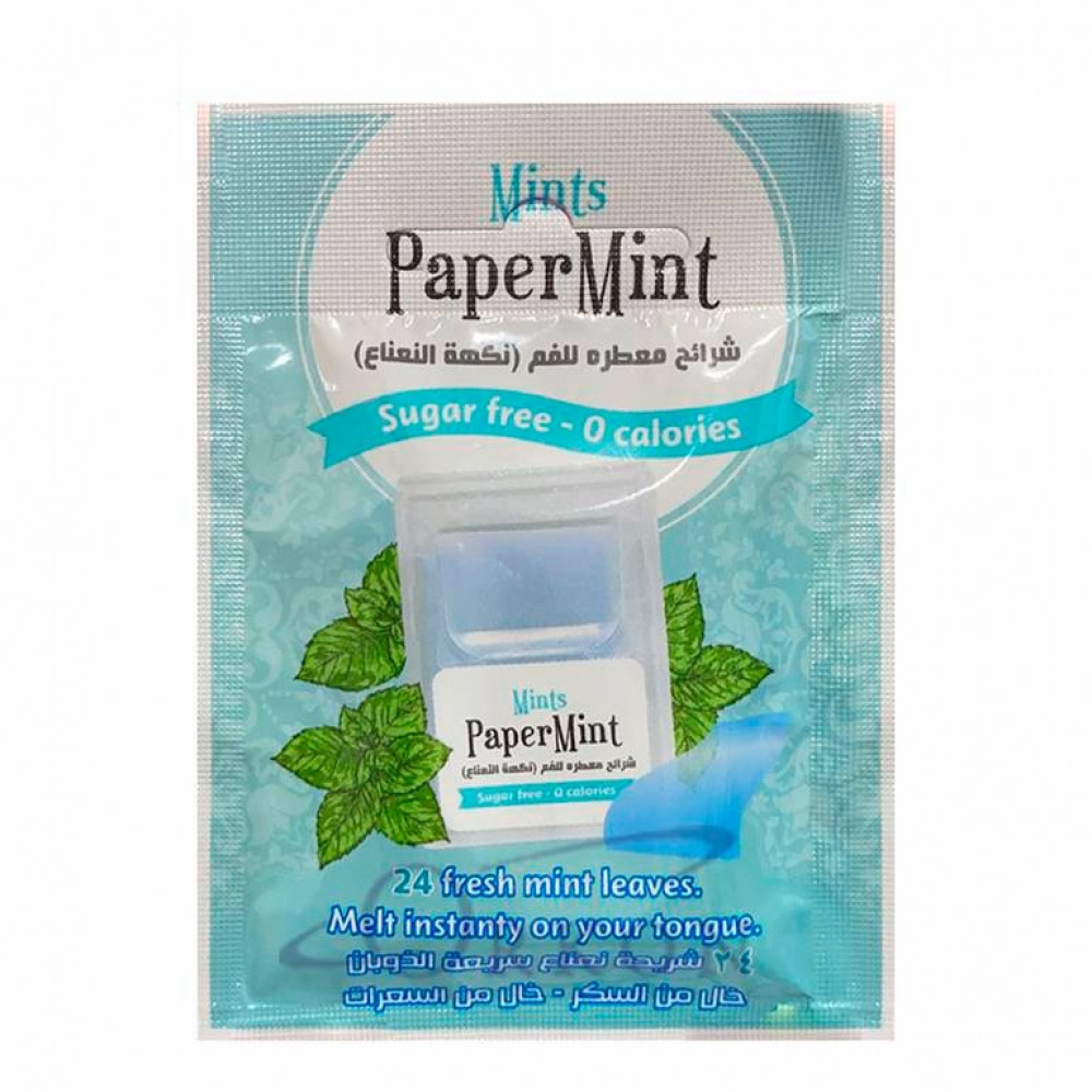 بيبر مينت شرائح معطرة للفم بالنعناع