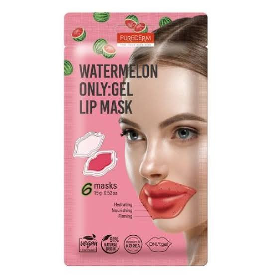 بيورديرم قناع مرطب للشفايف بالبطيخ