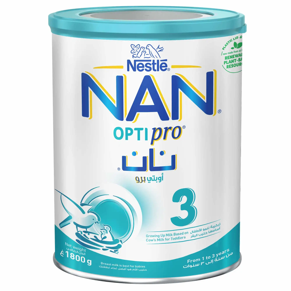 نان حليب اطفال اوبتي برو رقم (3) 1800 جم