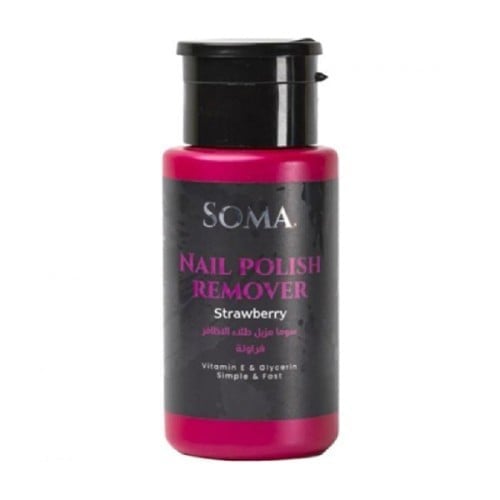 سوما مزيل طلاء اظافر بالفراولة 200 مل