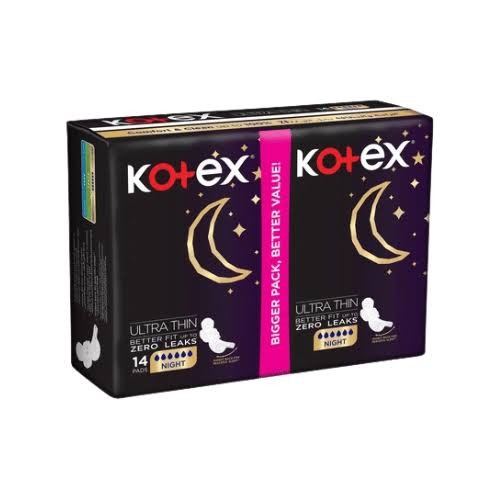 كوتكس الترا الليلية الطبيعية 14 حبة