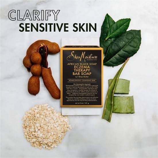 شيا موشير صابون اسود افريقي للاكزيما 142 جم