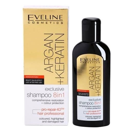 ايفلين شامبو بالارجان والكيراتين 8×1 150 مل