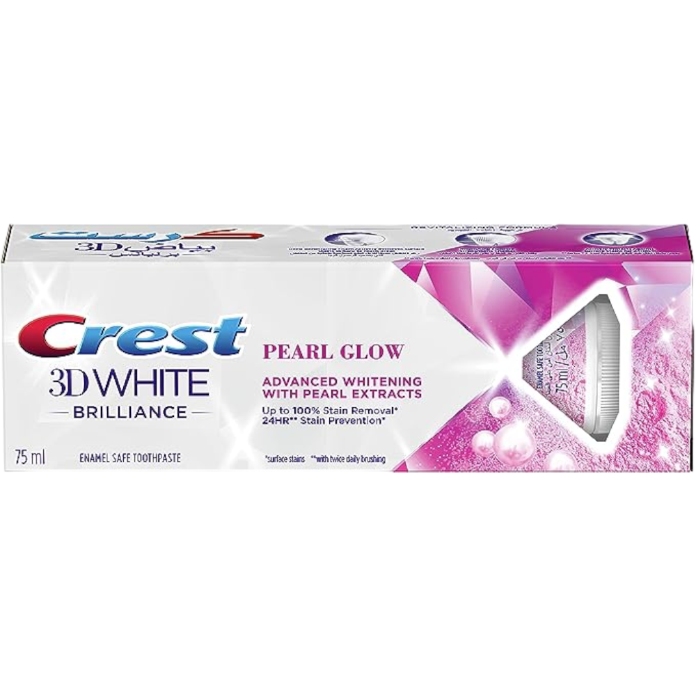 كرست معجون اسنان بياض 3 دى بريق الؤلؤ 75 مل