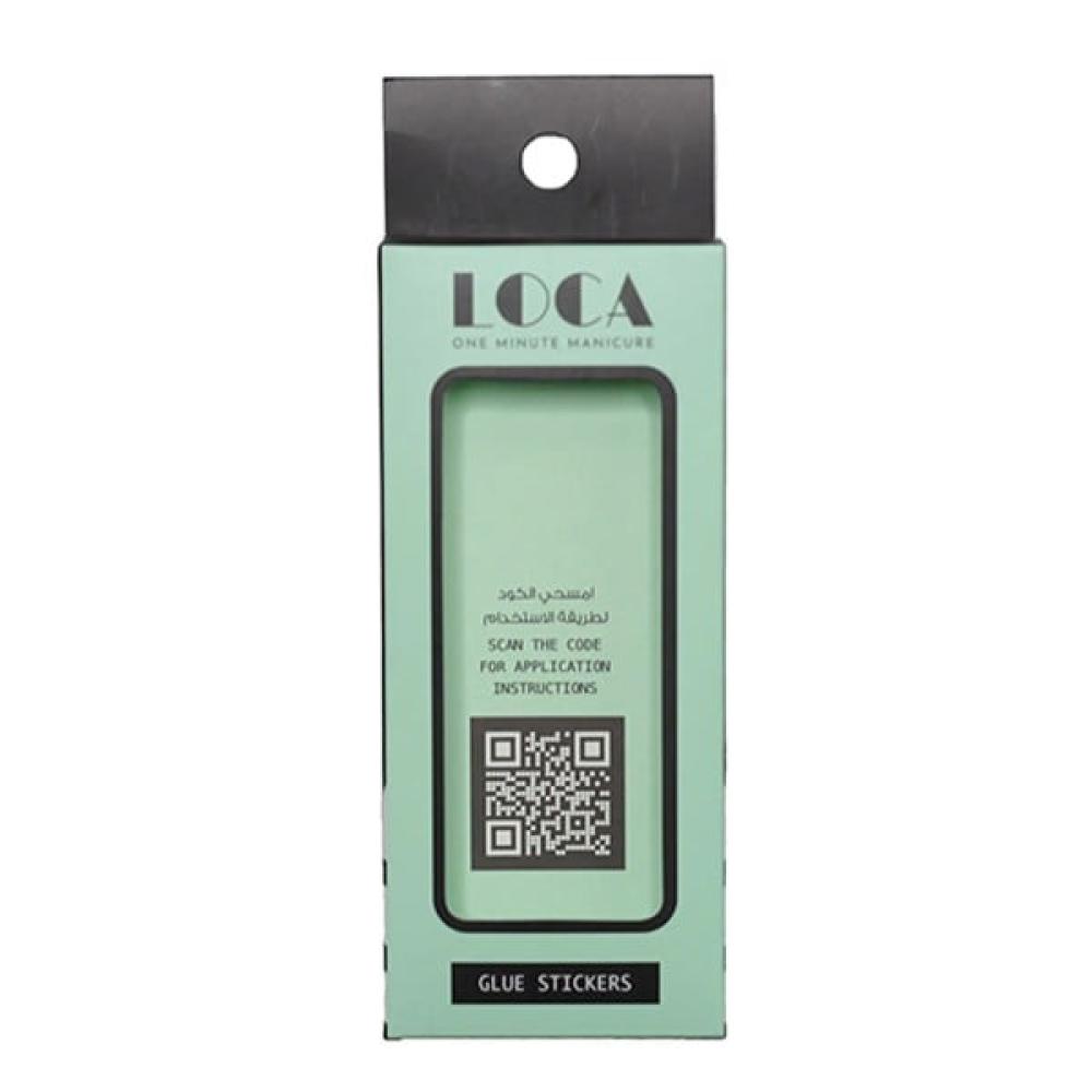 لوكا ملصقات صمغ اظافر اربعة اشرطة