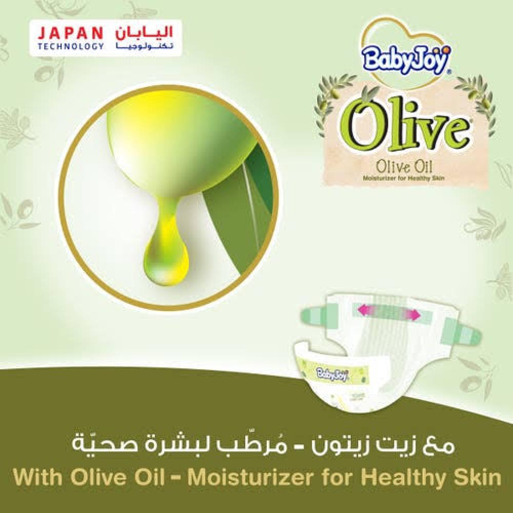 بيبي جوي عبوة ميجا بزيت الزيتون مقاس (2) 68 حفاض
