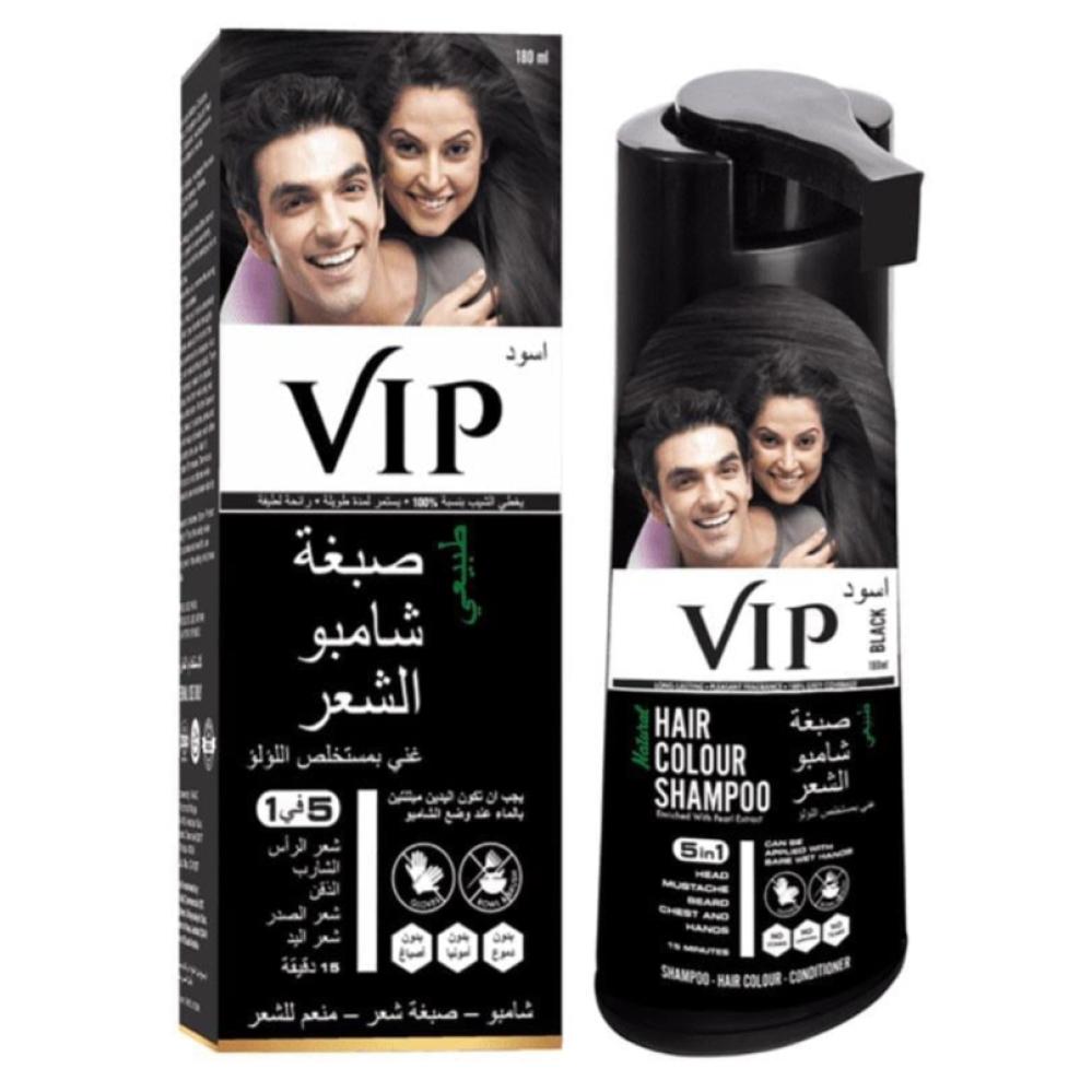 في اي بي ناتشرلز شامبو صبغة الشعر اسود  180 مل