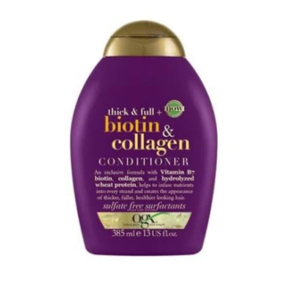 او جي اكس بلسم البيوتين والكولاجين لشعر سميك وكثيف 385 مل