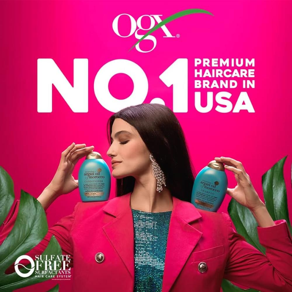 او جي اكس شامبو زيت الارجان المغربى لنمو الشعر 385 مل