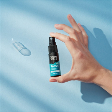 جلوبال وايت بخاخ معطر للفم بنكهة النعناع المنعش 15 مل