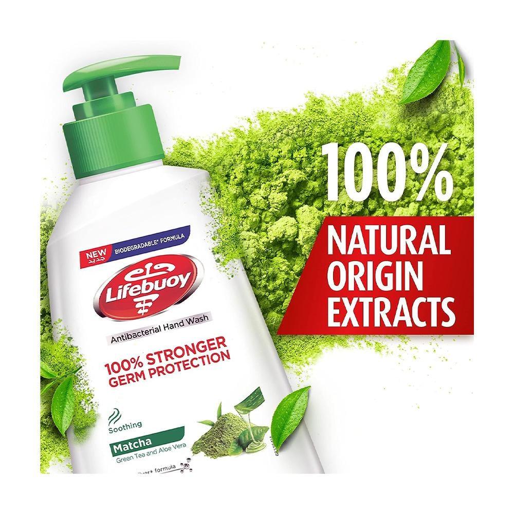 لايفبوي غسول اليدين بشاى الماتشا الاخضر والالوفيرا 200 مل