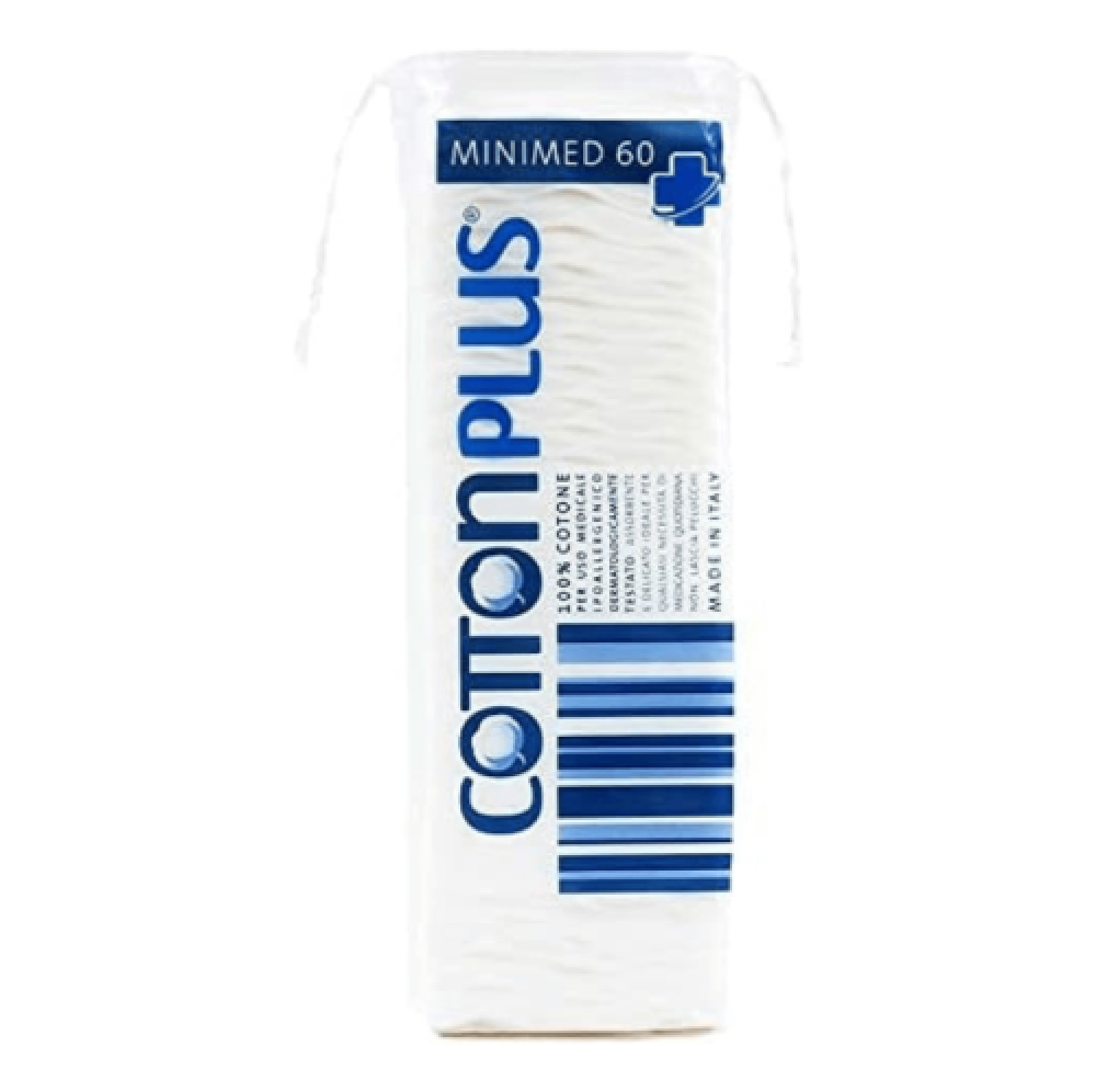 قطن بلاس قطن مربع لازالة المكياج 60 قطعه