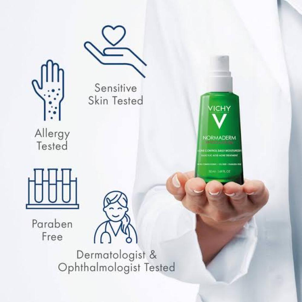 فيشى نورماديرم مرطب بحمض الساليسليك والهيالورنيك للبشره 50 مل
