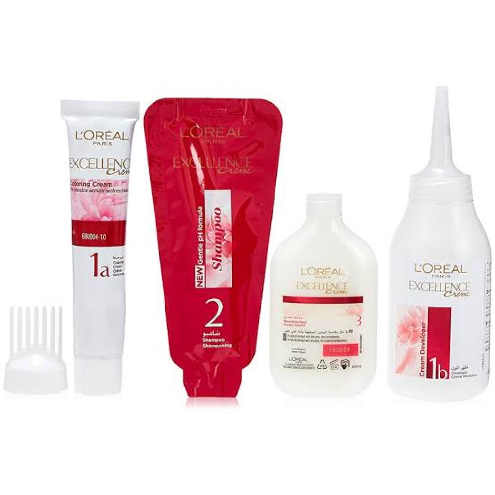 لوريال اكسلانس صبغة الشعر اسود 1