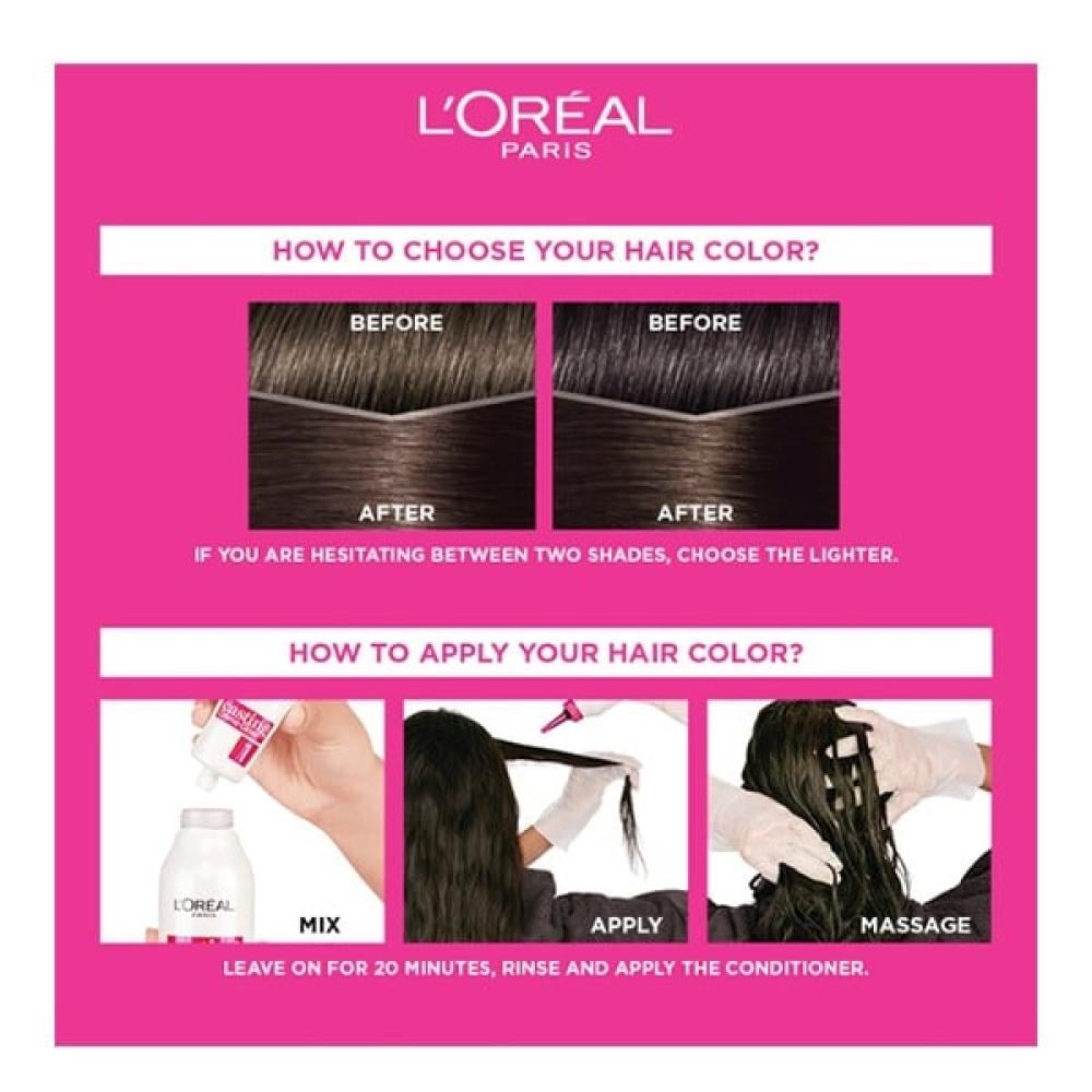 لوريال كاستنج صبغة الشعر بدون امونيا بنى داكن 300