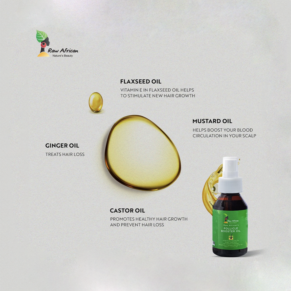 رو افريكان زيت تنشيط بصيلات الشعر 100 جم