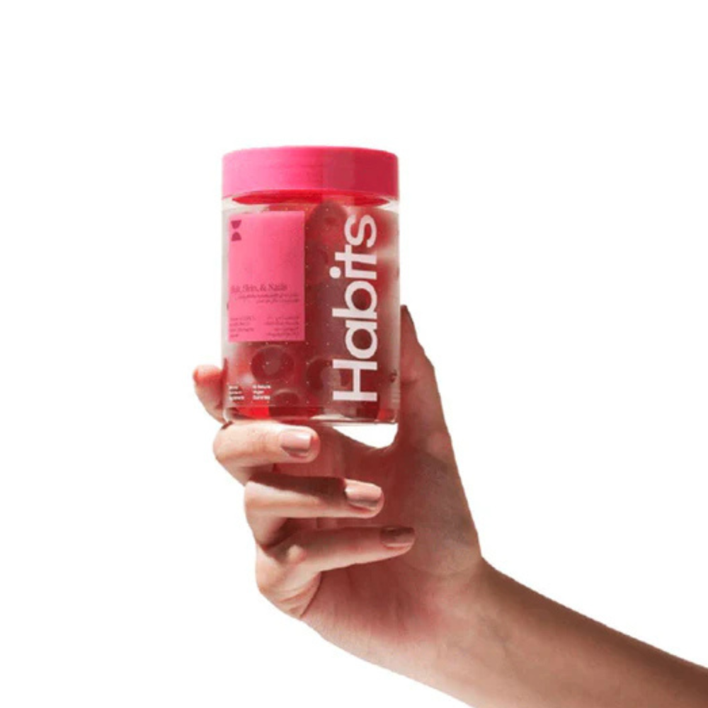 هابيتس مكمل غذائي للشعر والبشرة بيوتين