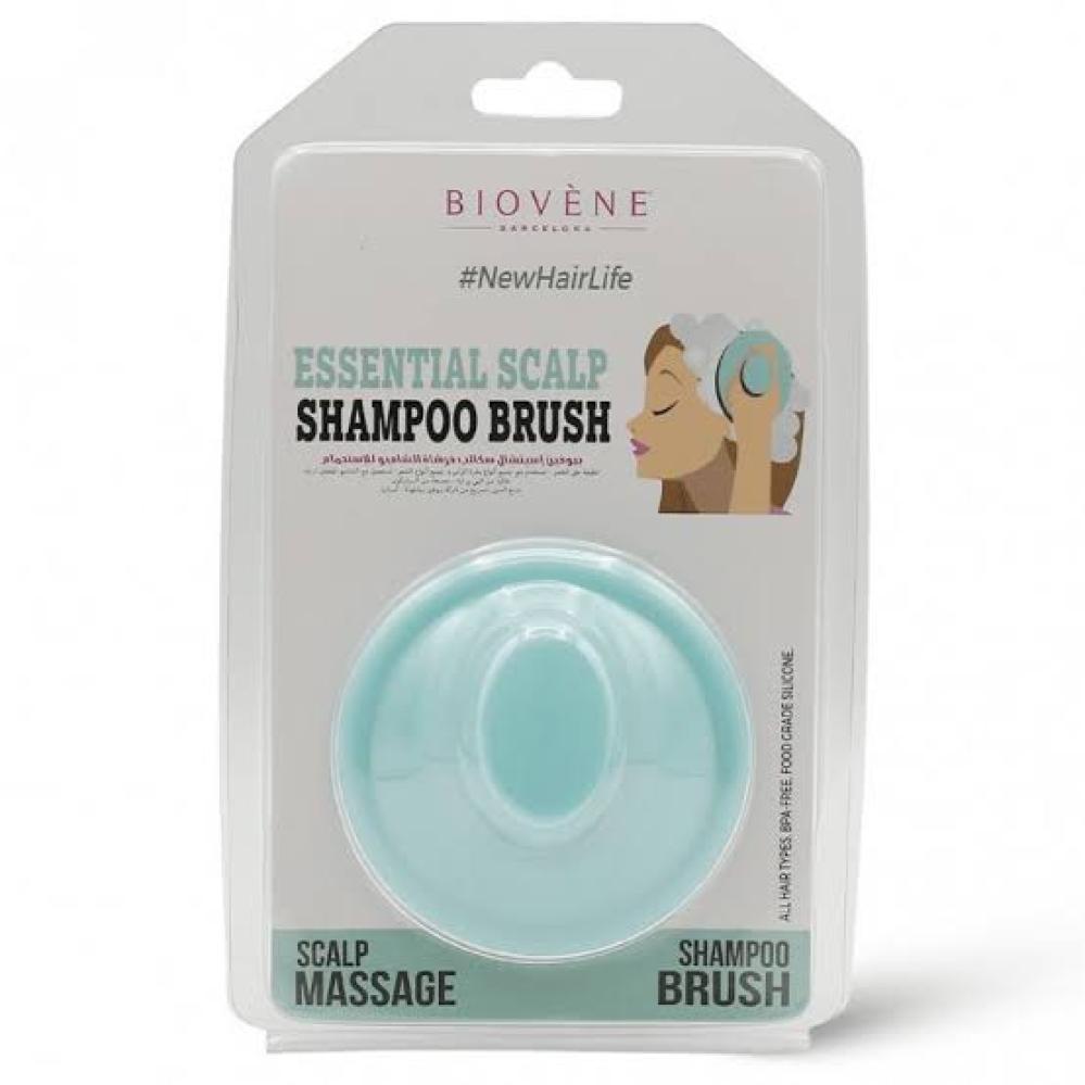 بيوفين سكالب فرشاة الاستحمام للشعر ازرق