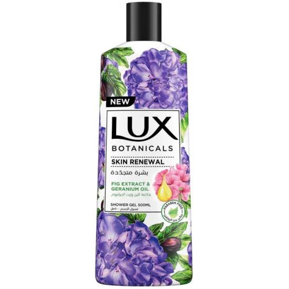 لوكس سائل استحمام بشرة  متجددة بخلاصة التين وزيت الجيراثيوم 250  مل