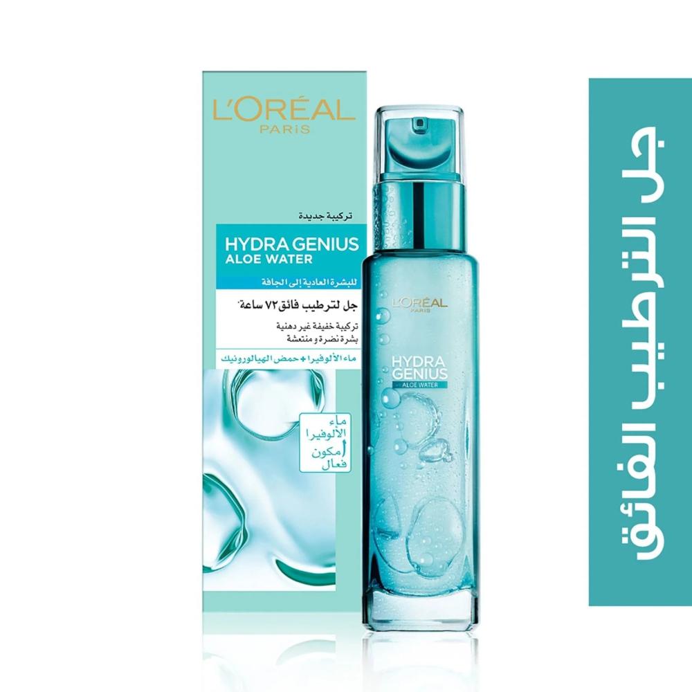 لوريال هيدرا جينيوس جل الترطيب الفائق للبشرة المختلطه 70 مل