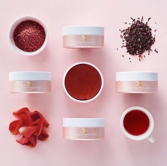 جيجون لصقات جل للعيون بخلاصة الكركديه