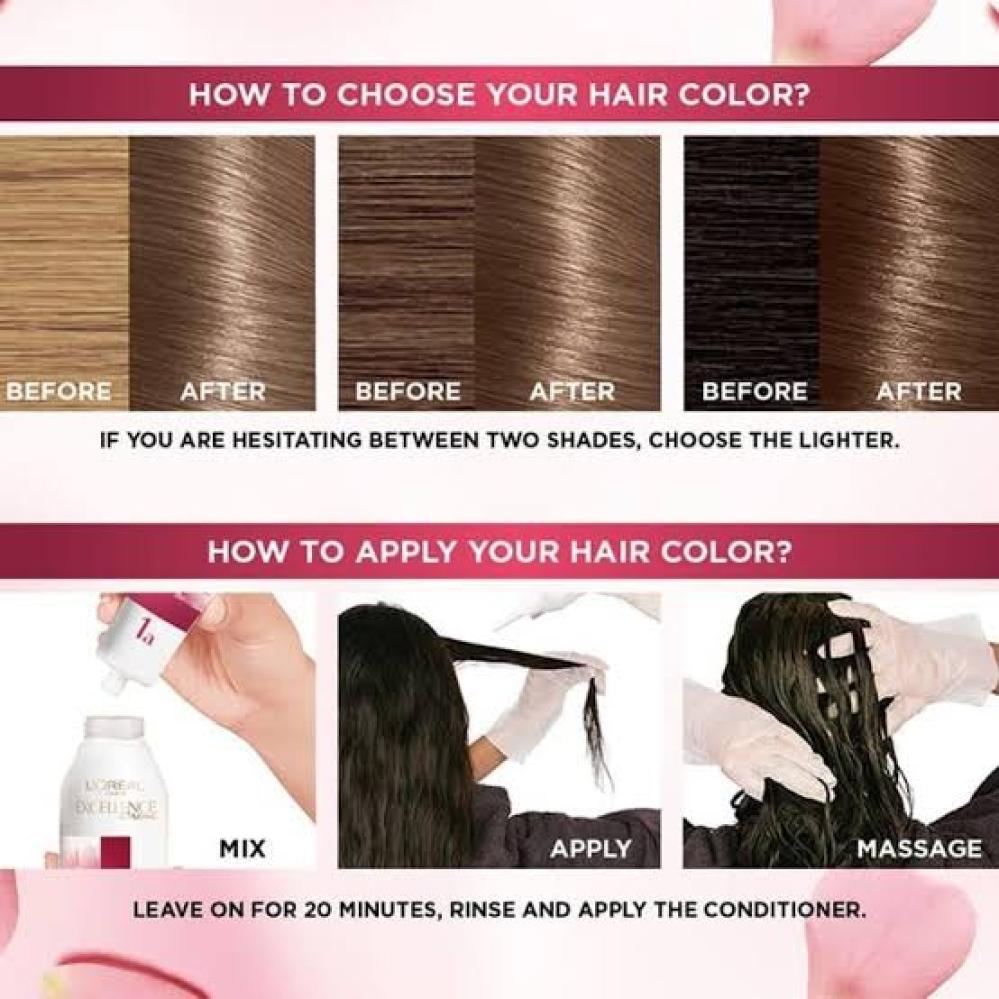 لوريال اكسلانس صبغة الشعر اشقر رمادى 7.1