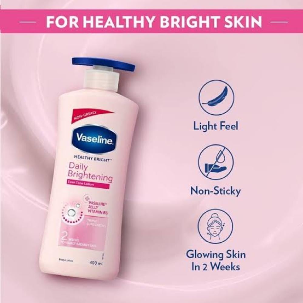 فازلين لوشن الجسم اللون الموحد الاساسى 400 مل