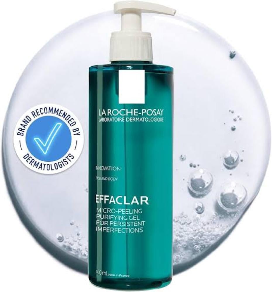 لاروش بوزيه ايفاكلار غسول جل منظف للبشرة 400 مل