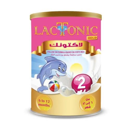 لاكتونك جولد حليب اطفال رقم (2) 800 جرام