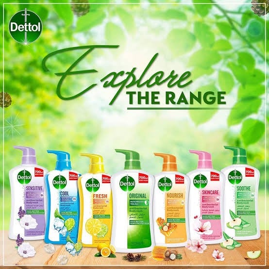 ديتول غسول جسم بالالوفيرا والتفاح 500 مل
