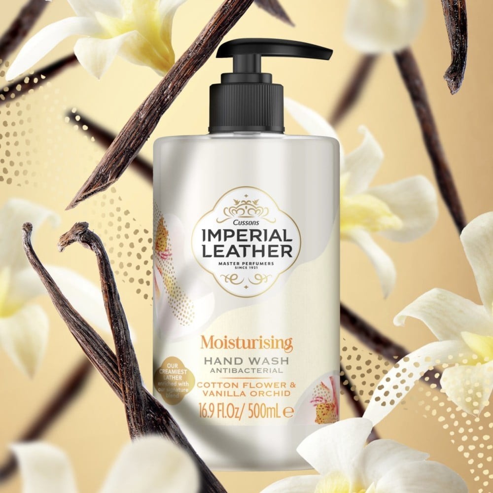 امبيريال ليدز غسول مرطب لليدين بزهر القطن والفانيلا 500 مل