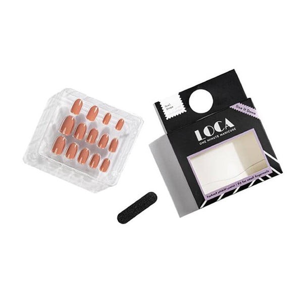 لوكا اظافر صناعية شكل بيضاوي لون نود N6