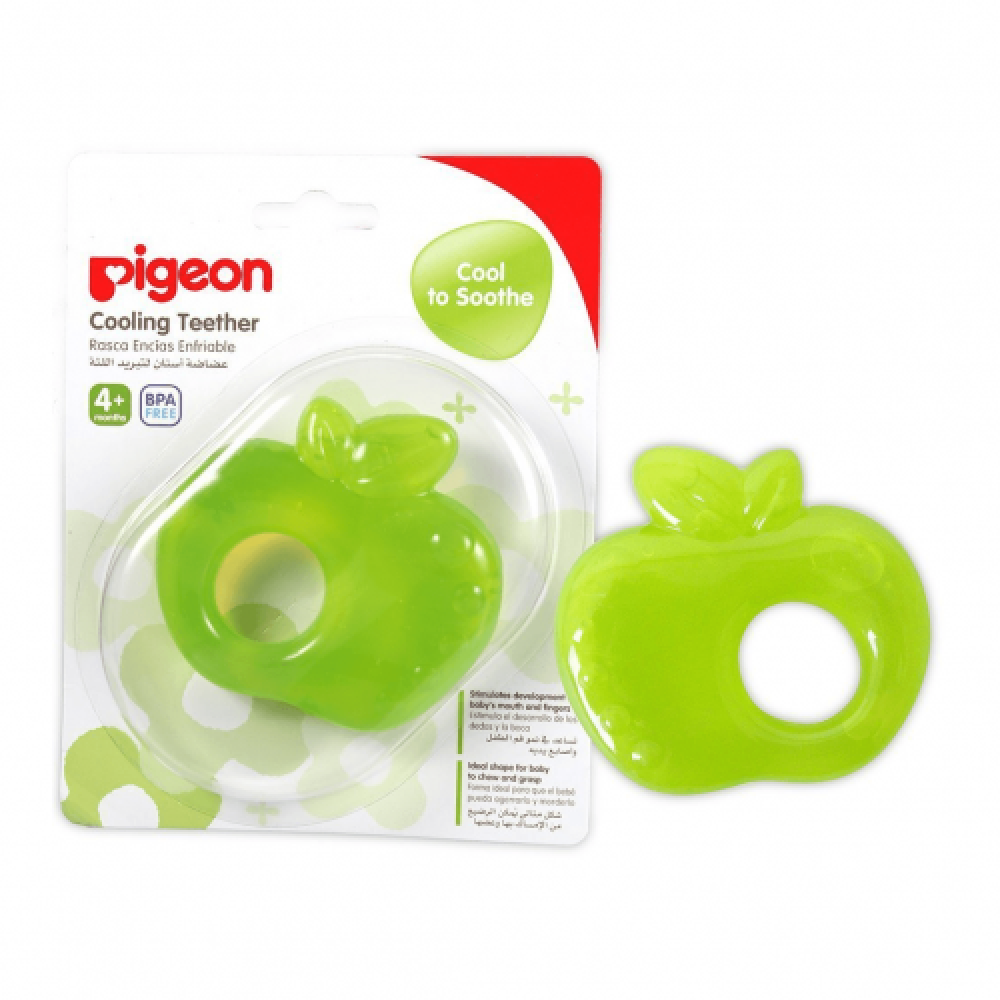 بيجون عضاضة سيليكون لتبريد اللثة تفاح +4