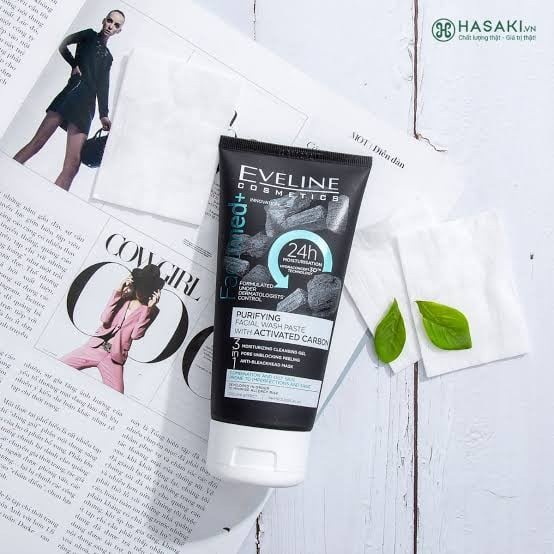 ايفلين فيس ميد معجون منظف للبشرة الدهنية بالكربون النشط 150 مل