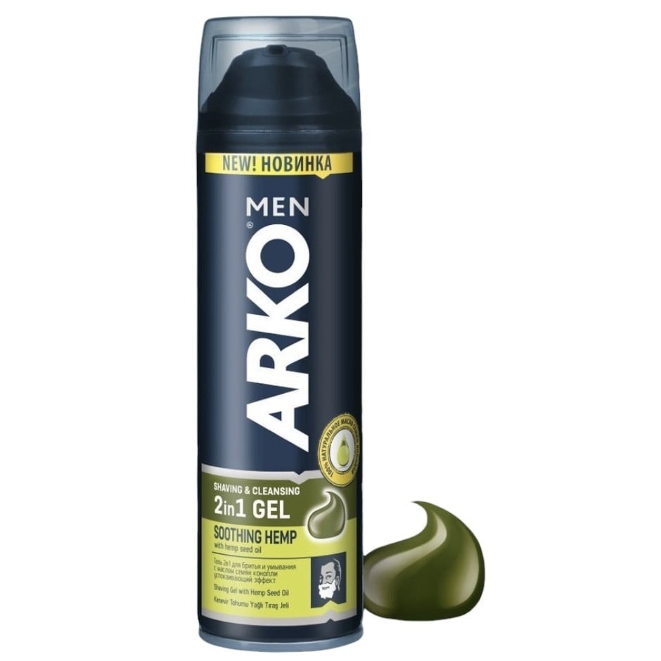 اركو جل حلاقة للرجال ببذور القنب 200 مل