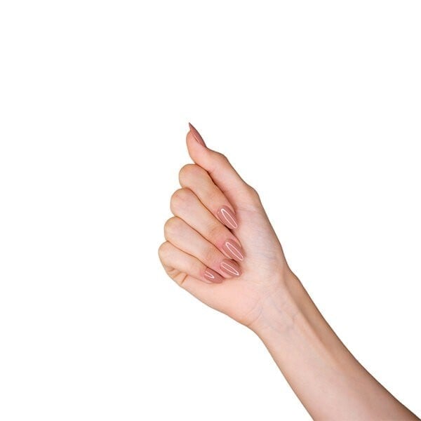 لوكا اظافر صناعية شكل بيضاوي لون نود N6