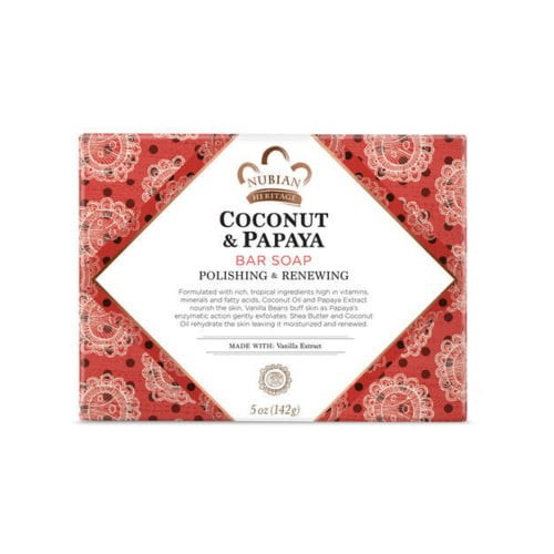 نوبيان صابون أسود أفريقى صلب بجوز الهند وحبه البركه 142جم