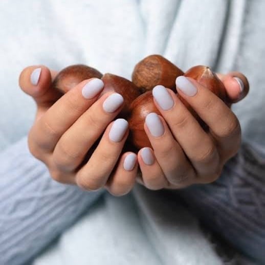 لوكا اظافر صناعية لصق ذاتى لون ازرق طفولى 17