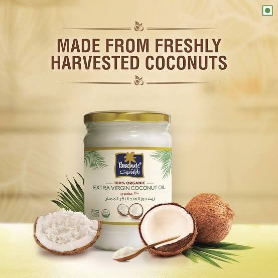 باراشوت زيت جوز الهند البكر الممتاز100% عضوي  200 مل