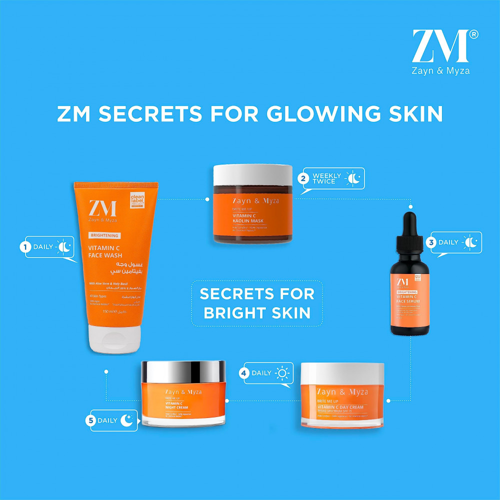 زين و ميزا غسول وجه بفيتامين سي 150 مل