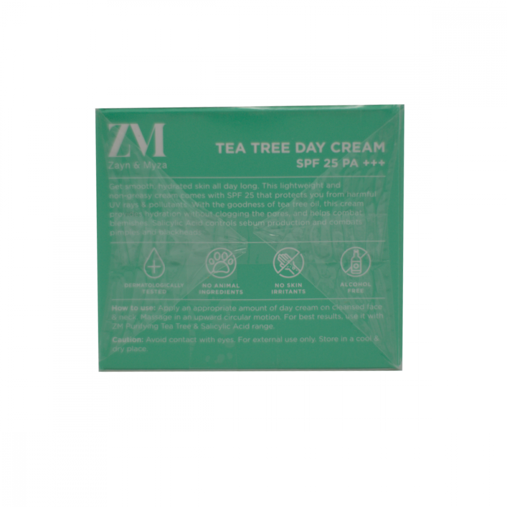 زين و ميزا  كريم نهار بخلاصة شجرة الشاي وحمض الساليسيليك 50مل